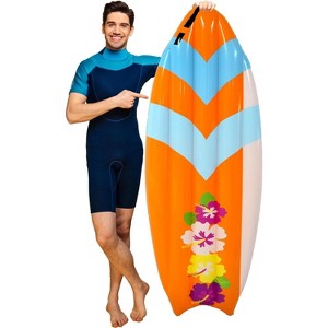 Inflatable Surfboard for Kids, Tanning pools for adults - Ideal pool game floaties for any party or event - 1 of 4