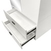 Keloyid White Wood 31.5 in. Armoire with 2 Drawers and 2 Shelves - 2 of 4