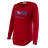 NBA Philadelphia 76ers Women's Long Sleeve Crew Neck Fashion T-Shirt - 3 of 4