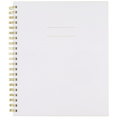 1 Subject Spiral Notebook Gray Stripe - Sugar Paper Essentials - image 1 of 4