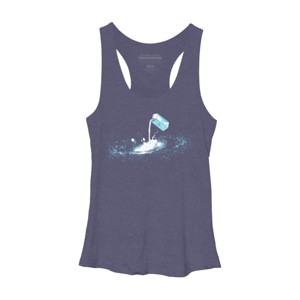 Women's Design By Humans The Milky way By radiomode Racerback Tank Top - 1 of 3
