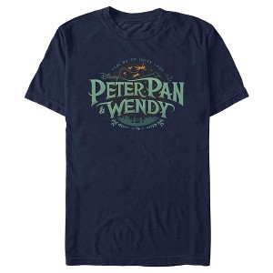 Men's Peter Pan & Wendy Take Me to Never Land Logo T-Shirt - 1 of 4