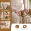 GDFStudio Elinor 74" Chenille Upholstered Tufted Cushion Backrest Sectional Sofa - 4 of 4