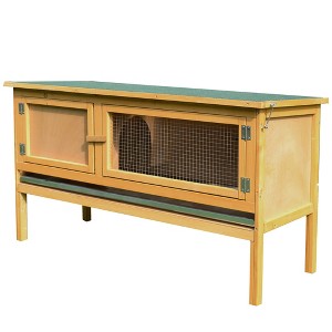 Gulches 24in H x 36in W x 20in D SunnyHutch Rabbit Cage Yellow 1 Pack Bunny Guinea Pig Home Livestock Supplies Product type - 1 of 4