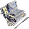 BEAFUP Womens Bifold Wallets,RFID Blocking Leather Wallet with 15 Card Slots and ID Window & Zipper Coin Purse for Daily Use,Commuting - 2 of 4