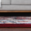 Unique Loom Narenj Birmingham Floral Indoor Woven Fringe Area Rug - 3 of 4