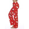 Just Love Womens Christmas Print Knit Jersey Pajama Pants - Winter Cotton PJs - 2 of 3