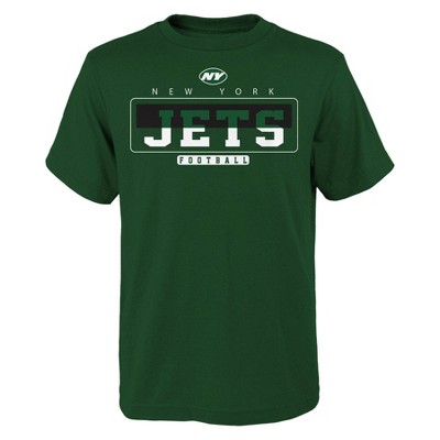 Nfl New York Jets Boys' Short Sleeve Player 1 Jersey - Xs : Target