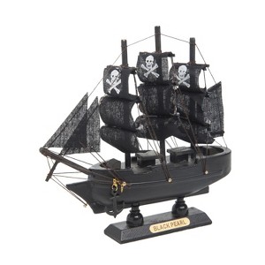 Beachcombers Small Black Pearl Pirate Ship - 1 of 2