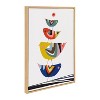 Kate & Laurel All Things Decor: Sylvie Animal Canvas Art Set by Rachel Lee, Mid-Century Wall Decor - 2 of 4