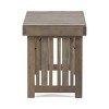Kumasinova 16" Foldable Outdoor Side Table with Premium Acacia Wood Frame,Slatted Patio End Table Small Coffee Table for Poolside,Porch&Deck,Teak - 3 of 4