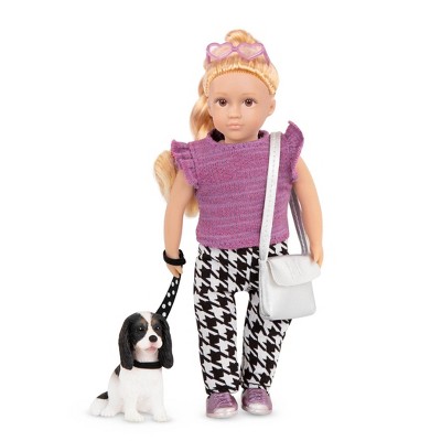 Lori 6" Mini Doll & Dog Heather & Nugget