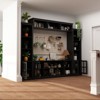 Famapy Entryway Mudroom Cabinet,Farmhouse Hallway Storage Wall Unit,Display Cabinet,Adjustable Shelves,Kitchen Pantry Organizer for Wine&Spices - 2 of 4