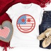 The Juniper Shop Flag Smiley Face Youth Short Sleeve Tee - L - White - 4 of 4