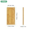 Unique Bargains Multipurpose Durable Reusable Natural Plant Saucer - 3 of 4