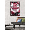 Trends International NBA Houston Rockets - Maximalist Logo 23 Framed Wall Poster Prints - 2 of 4
