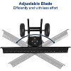 Heavy-Duty 48-Inch Metal Snow Pusher Shovel with Wheels, Adjustable U ...