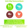Simply Genius 4-Pack Plastic Cutting Board Mats Set - Durable & Non-Slip Cutting Board - 8 x 11 Inches - Small, Multicolor - 3 of 4