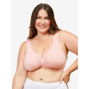 Leading Lady The Meryl - Cotton Front-Closure Comfort & Sleep Bra - 1 of 4