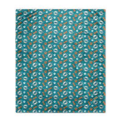 NFL Miami Dolphins with Orange Louis Vuitton Logo Turquoise