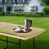 Whizmax 4-Piece Patio Furniture Set,Boho Rope Wicker Bistro Sets, Patio Conversation Set with Soft Cushions and Table for Deck,Backyard, Porch - 4 of 4