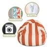 Majestic Home Goods Small Bean Bag Vertical Stripe - 2 of 4