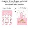 Big Dot of Happiness Little Princess Crown - Picture Bingo Cards and Markers - Birthday Party Bingo Game - Set of 18 - 3 of 4