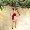 Italian Ornaments 7.25 In Jolly Jinglebuck Reindeer Antlers Candy Cane Tree Ornaments - 2 of 4