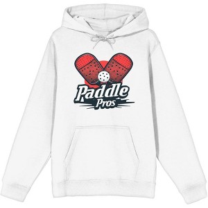 Pickleball "Paddle Pros" Adult Long Sleeve Hoodie - 1 of 2