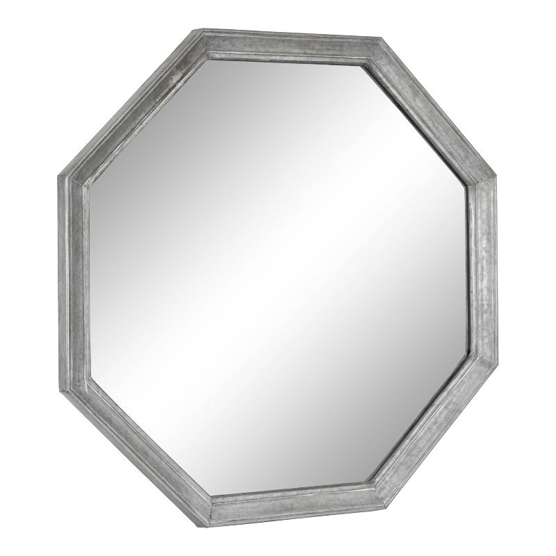 26&#34;x26&#34; Ocono Octagon Mirror Metal Silver - Kate &#38; Laurel All Things Decor, 1 of 10