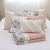 NicBex 6-Piece Cotton Percale Bedding Comforter Sets, All Season Bedding Set Reversible- printed Quilt Set with Throw Pillows, Machine Washable - 3 of 4