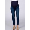 PinkBlush Navy Blue Skinny Maternity Jeans - 2 of 4
