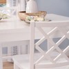 Powell 5pc Shelby Square Counter Height Dining Set White - 3 of 4