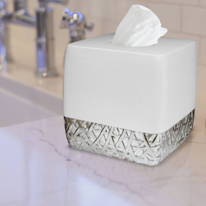 Bali Boutique Tissue Box Cover - Nu Steel, 5 of 7