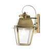 Livex Lighting Mansfield 1 - Light Wall Light in  Antique Brass - 4 of 4