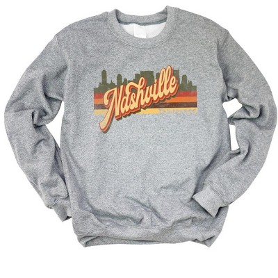 Simply Sage Market Women's Graphic Sweatshirt Nashville Stripes