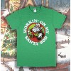 Seven Times Six Workin' On My Santa Bod Men's Distressed Graphic Holiday Print T-Shirt Green - 3 of 4