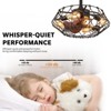 Ludomide Industrial Caged Ceiling Fan with Lights and Remote,  Rustic Fan Chandelier for Kitchen and Living Room Decor - 4 of 4