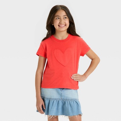 Girls' Short Sleeve Relaxed Fit Graphic T-Shirt - Cat & Jack™