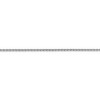 Black Bow Jewelry 1.5mm, 14k White Gold, Solid D/C Round Wheat Chain Anklet - 2 of 4