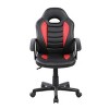 Kids Racer Gaming Chair with Padded Seat Adjustable Height for Home or School Use -3irtyhousy - 2 of 4