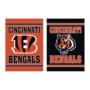 Embossed Suede Flag, House Size, Cincinnati Bengals - 1 of 1
