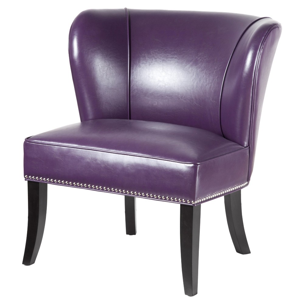 UPC 675716502287 product image for Hilton Concave Back Armless Chair - Plum | upcitemdb.com