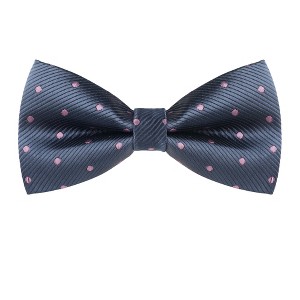 Allegra K Men's Pre-Tied Adjustable Polka Dots Tuxedo Work Party Prom Bow Ties - 1 of 4