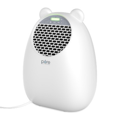 PureZone White Bear-Shaped True HEPA Air Purifier for Kids