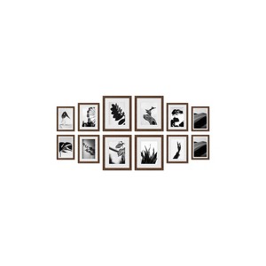 Haus and Hues Richmond Gallery Wall Frame Set with Real Glass and Mat - 1 of 4