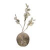 Glam Metal Vase - Decorative Aluminum Round Vase for Home & Office - Modern Accent for Living Room, Bedroom & Table Decor - 4 of 4