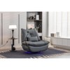 Swivel Glider Recliner Chair, Power Recliner Rocking Chair, USB Port Charge for Nursery Chair with Atmosphere Lamp - 2 of 4