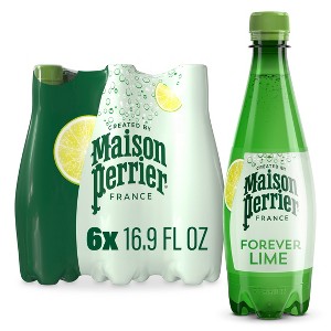 Maison Perrier Lime Sparkling Water - 6pk/16.9 fl oz Bottles - 1 of 4