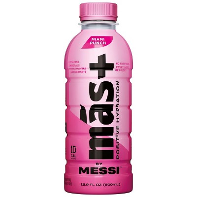 Más+ by Messi Miami Punch Positive Hydration - 16.9 fl oz Bottle
